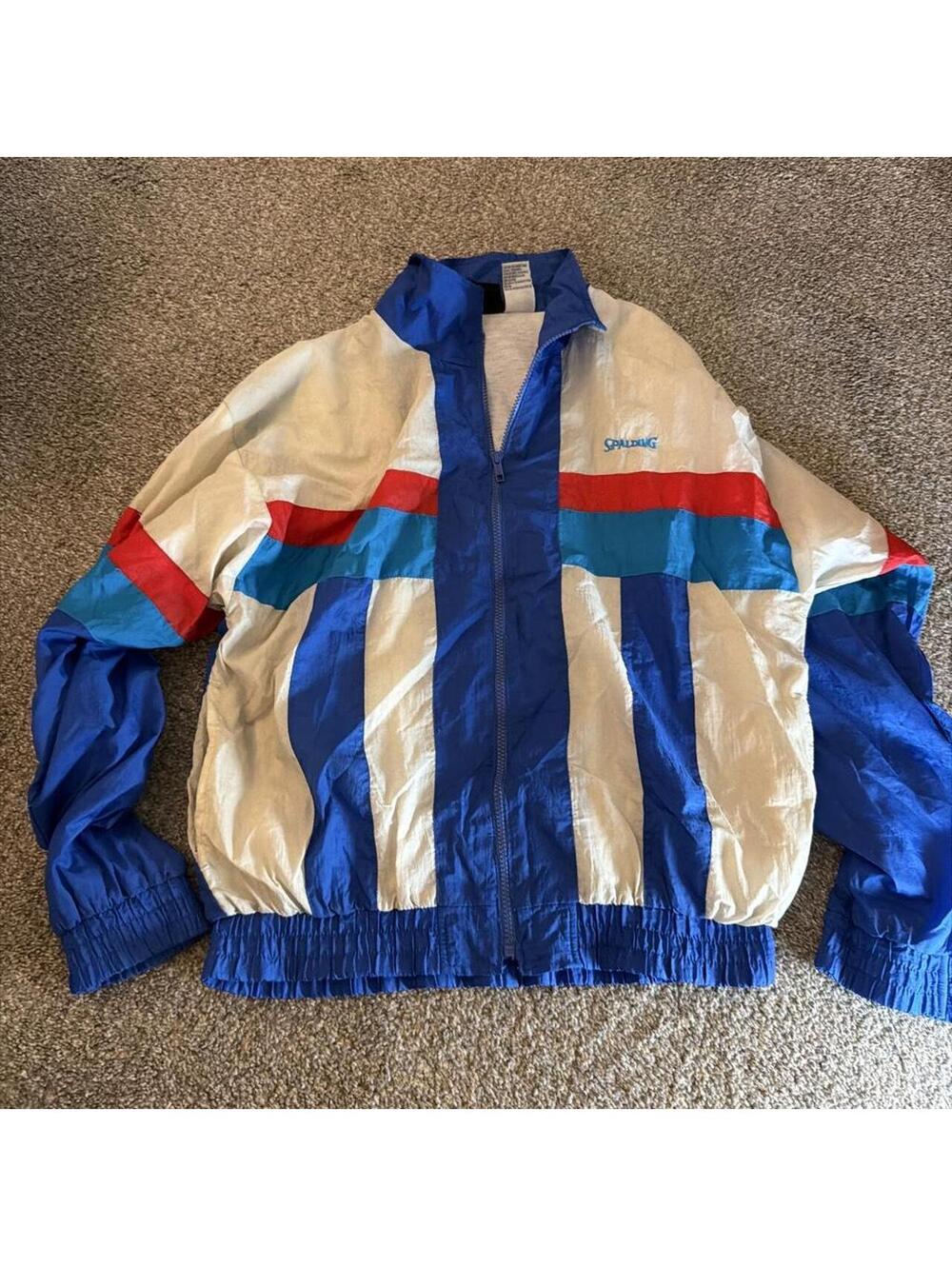 Spalding Men's Multi and Blue Jacket